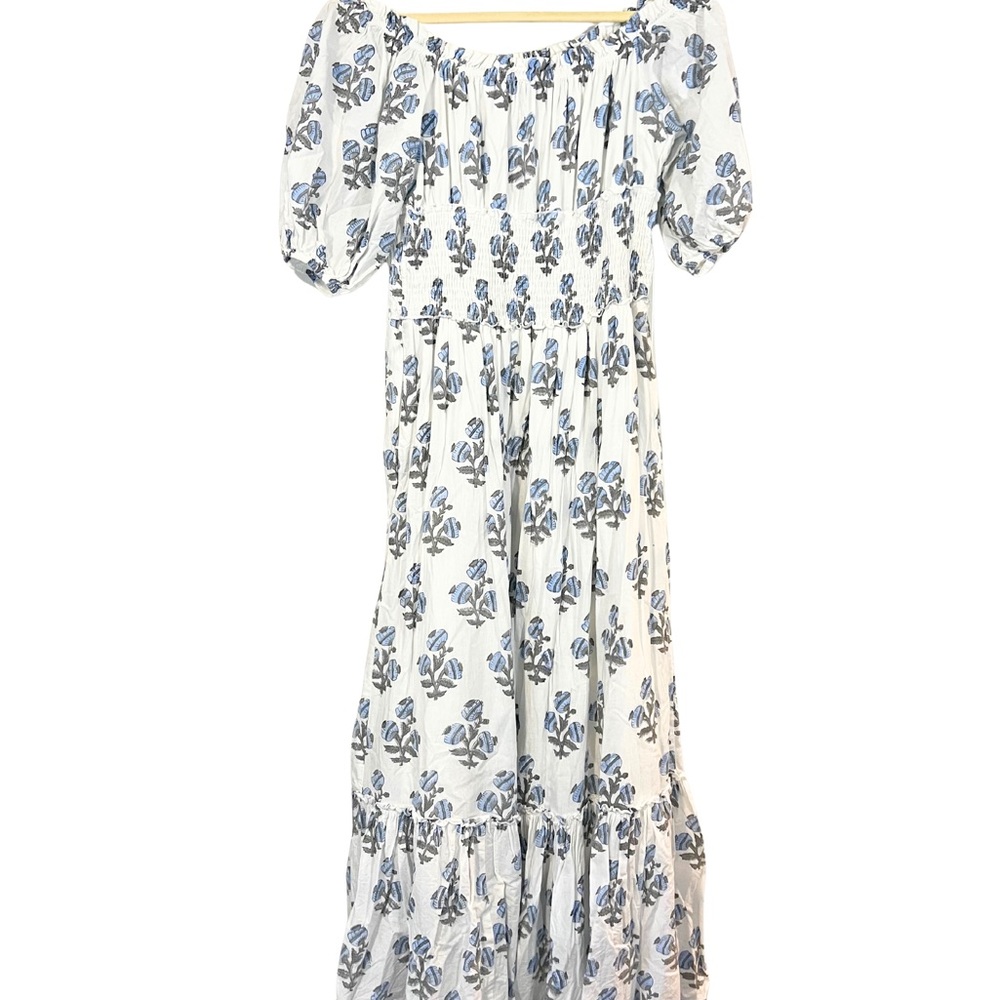 Madison Blue Floral Maxi Dress